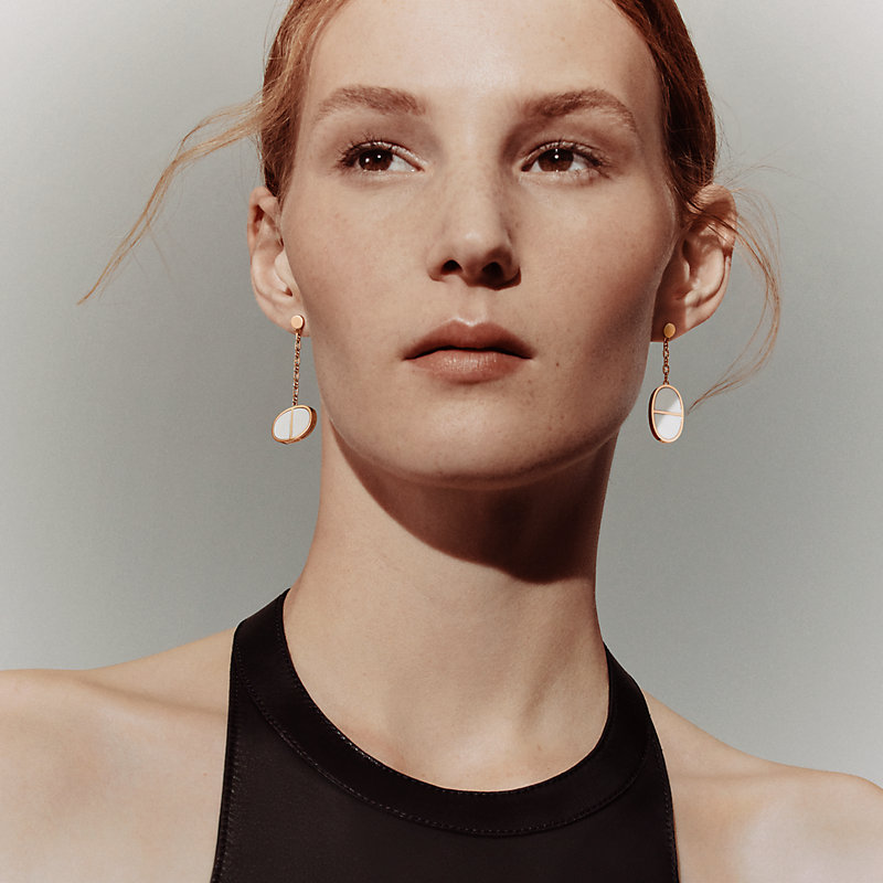 Chaine d'ancre Verso earrings | Hermès Macau SAR